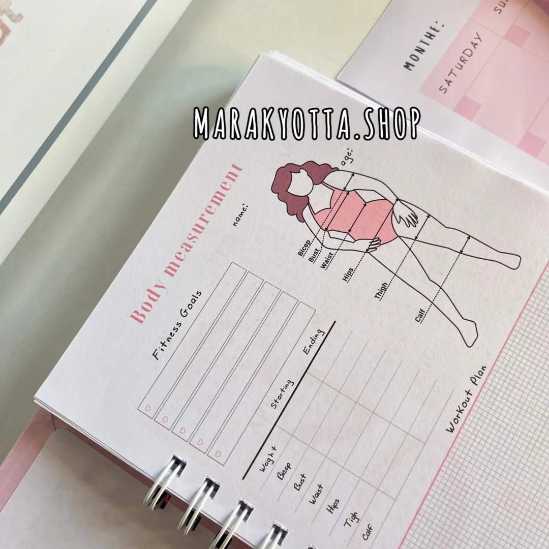 fitness planner 🧘🏻‍♀️🏃🏻‍♀️
