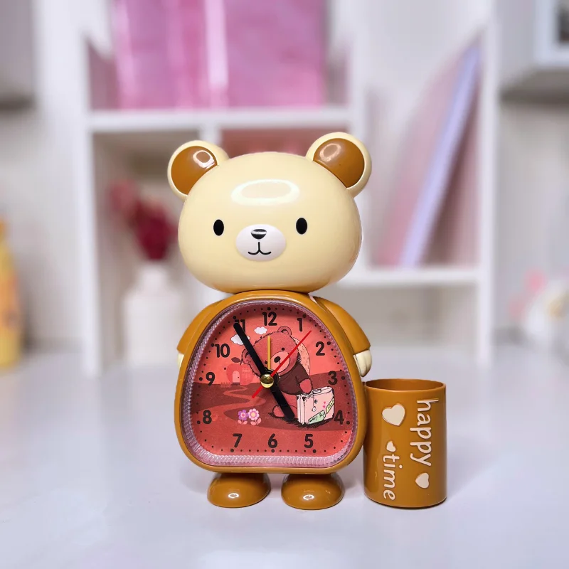 ساعة الدب الكيوت 🧸💕🌸💖