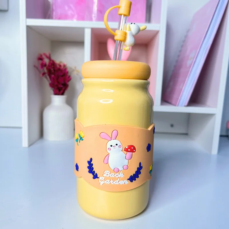 كوب ارنب كيوت بحجم  الكبير🌸💕💖🧸