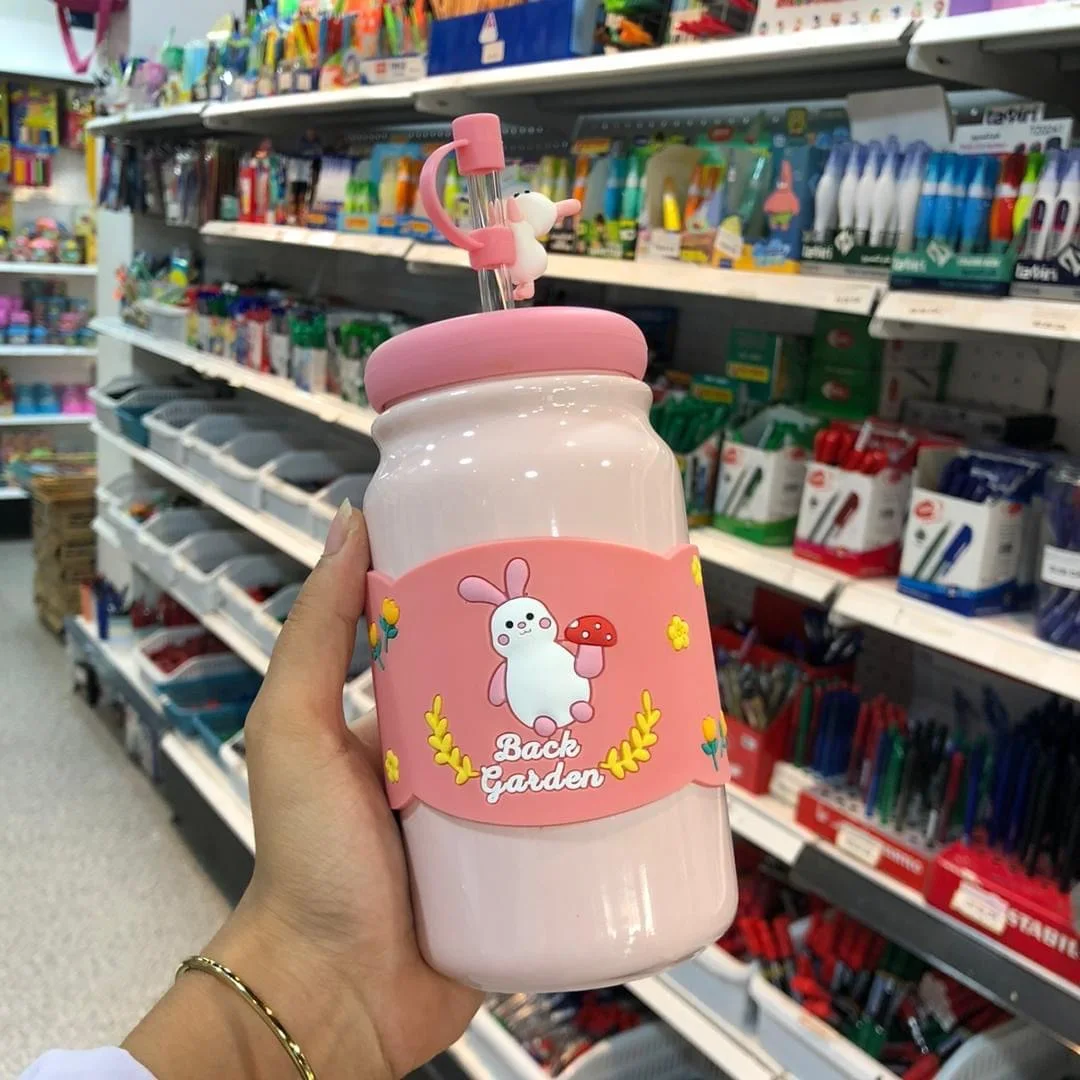 كوب ارنب كيوت بحجم  الكبير🌸💕💖🧸
