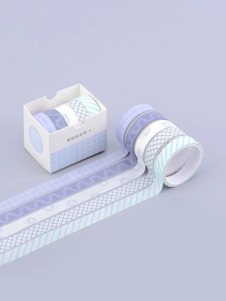 washi tape💛🧡💜💙💚  شريط بنترس الاصق🌸💕💕💕