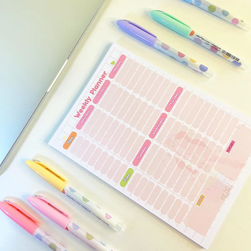weekly planner pink 💖💗