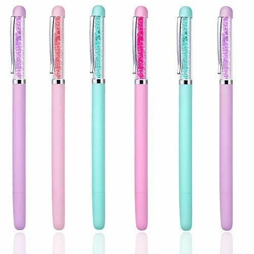 قلم الاحجار 💖💕🌸   gem stone gel pen