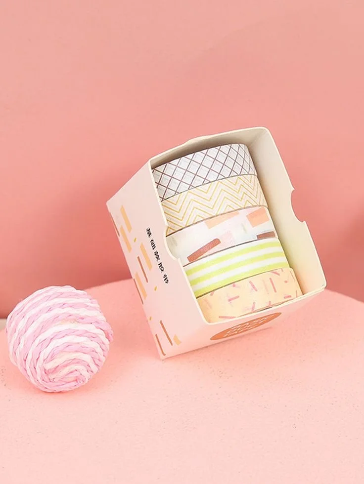 washi tape💛🧡💜💙💚  شريط بنترس الاصق🌸💕💕💕