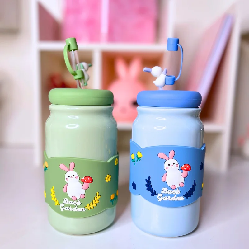 كوب ارنب كيوت بحجم  الكبير🌸💕💖🧸