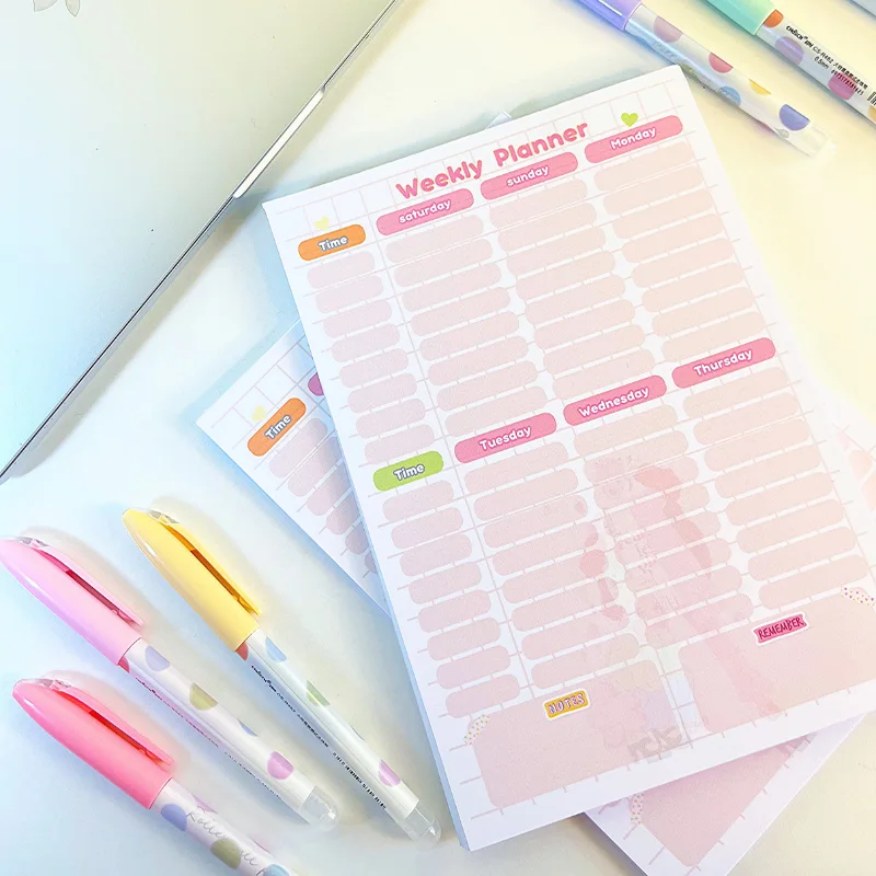 weekly planner pink 💖💗