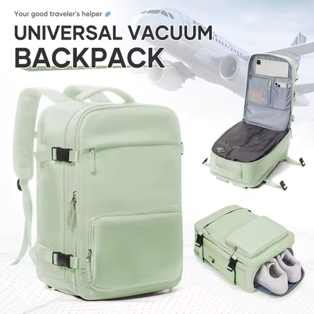 Large Capacity Vacuum Travel Backpack Men Women Flight Travel Bag, Luggage Bag, Foldable Hiking Daily Backpack, Laptop Backpack