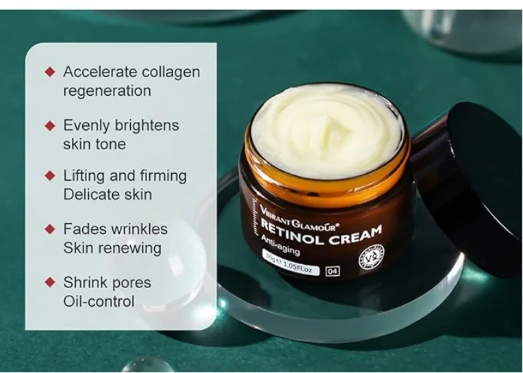 • Retinol face cream