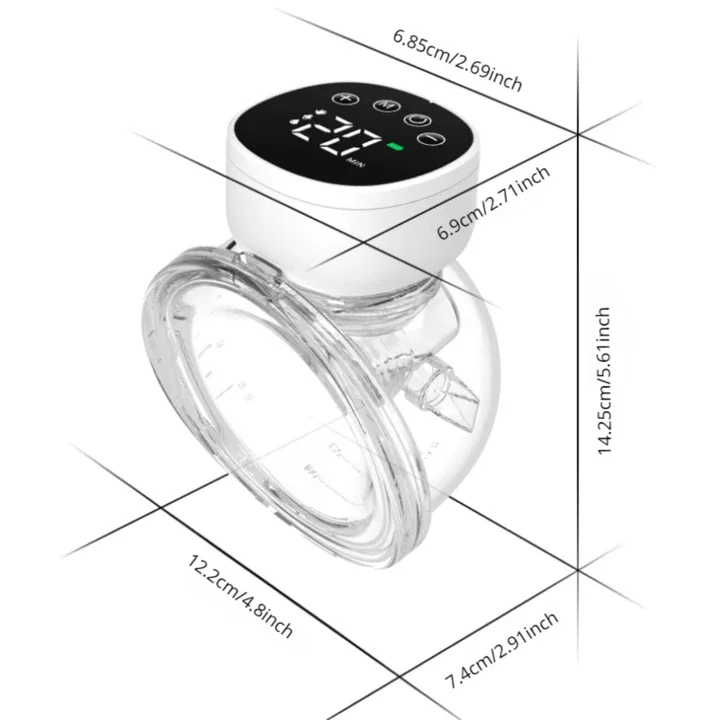 • مضخة حليب لاسلكية للرضاعة الطبيعية