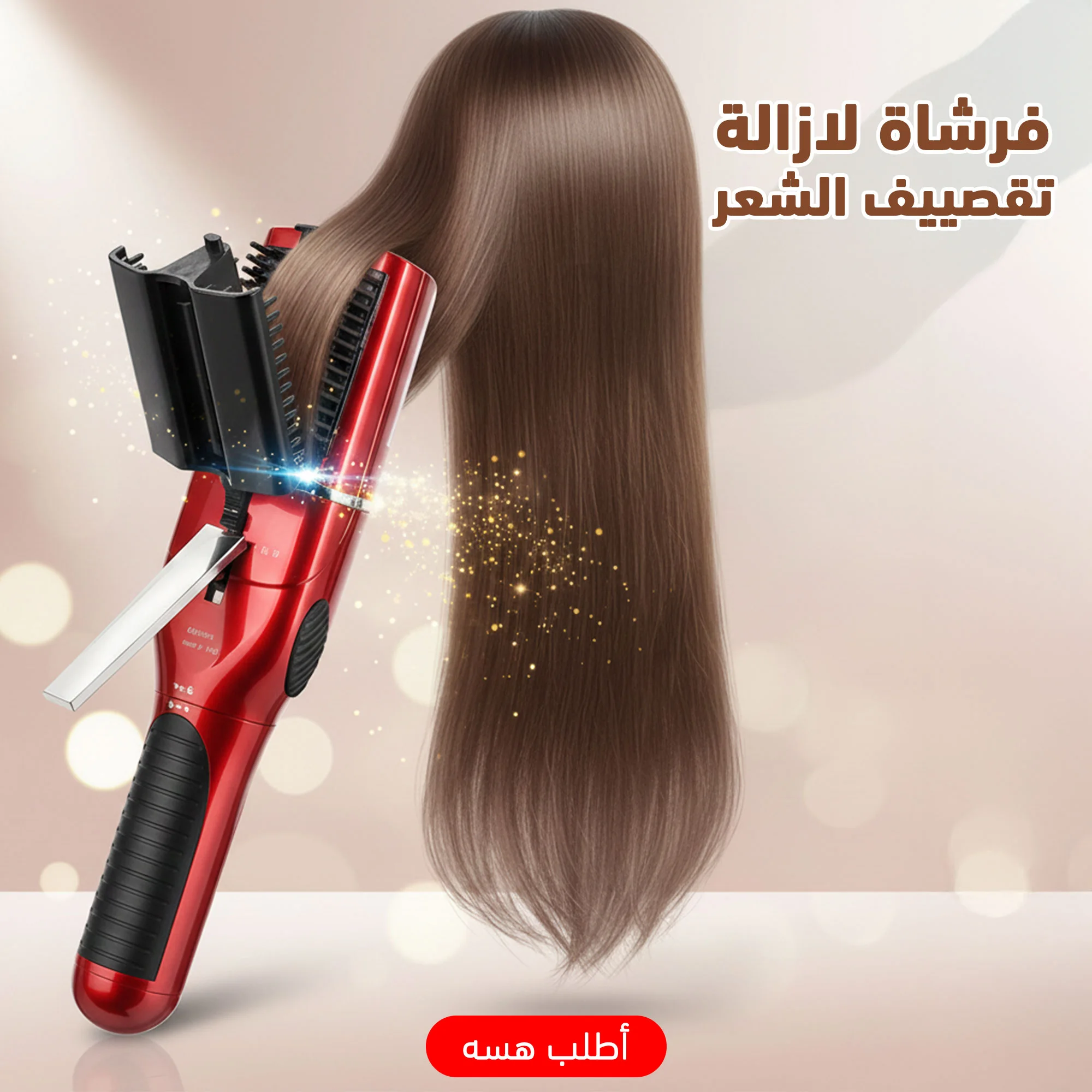 • فرشاة لازالة تقصييف الشعر