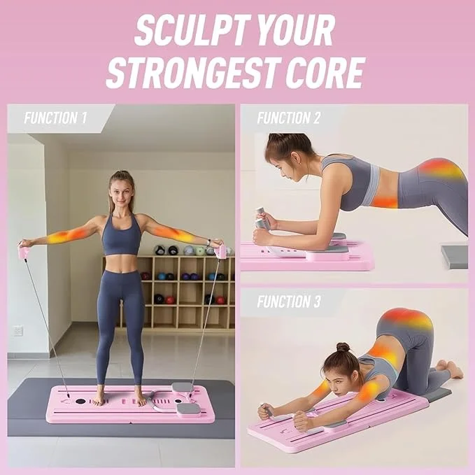 • لوحة التمارين لنحت الجسم