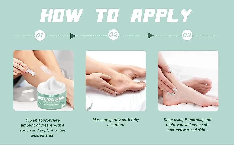 كريم مرطب ومغذي للعناية بالوجه و الجسم بحمض الساليسيليك واليوريا