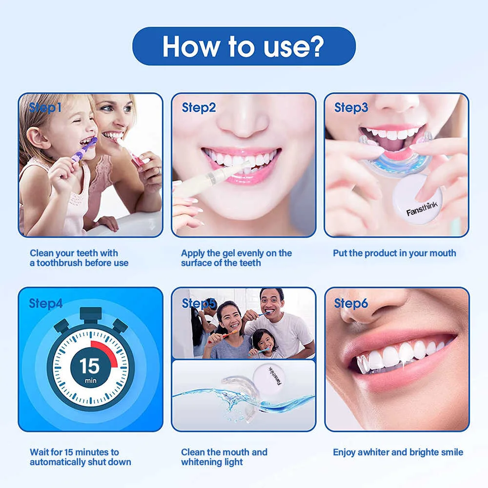 جهاز تبييض الاسنان بالتقنية الحديثة