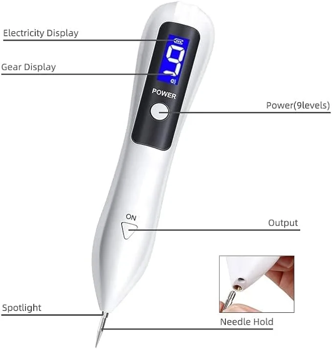 • قلم ازالة الشامة بالبلازما