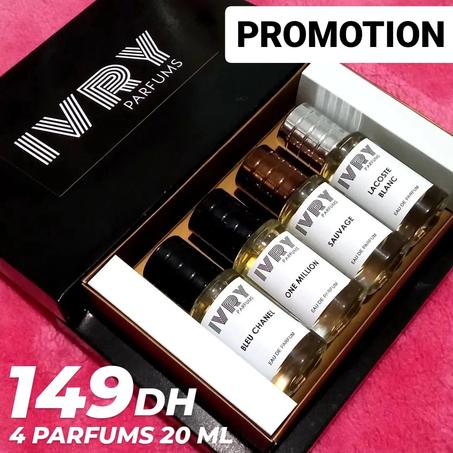 PACK 4 PARFUMS 20 ML