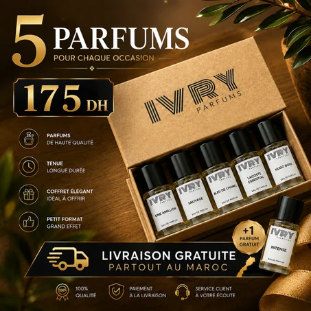 PACK DE 5 PARFUMS DE 20 ML +1 GRATUIT🎁