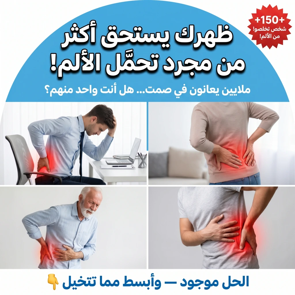 "توقف عن تحمّل الألم — الراحة الحقيقية بين يديك الآن