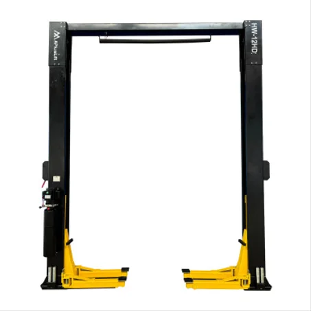 APlusLift 12,000LB 2-Post Overhead Single Release Direct Drive Car Lift with 3 Year Warranty - HW-12HD - Apluslift