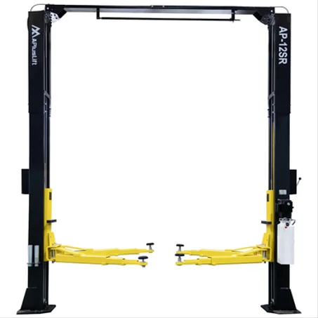 APlusLift 12,000LB 2-Post Overhead Single Release Direct Drive Car Lift with 3 Year Warranty - AP-12SR - Apluslift