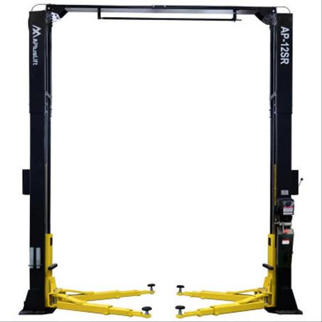 APlusLift 12,000LB 2-Post Overhead Single Release Direct Drive Car Lift with A 3-Year Warranty - AP-12SR - Apluslift