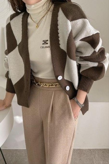 كارديجان شتوي فاخر بتصميم