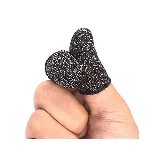 Buding Gants À Doigt Écran Tactile en Fibre Mobile Game Finger Sleeve 1 Paire De Manchon De Doigt Décran Tactile Respirant Anti-Transpiration Sensible À La Prise De Vue Et À La Visée 