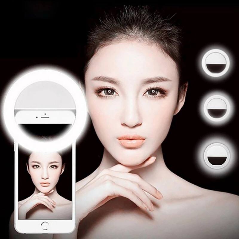 RK14 Anchor Beauty Artifact 3 niveaux de luminosité Selfie Flash Light avec 33 lumières LED