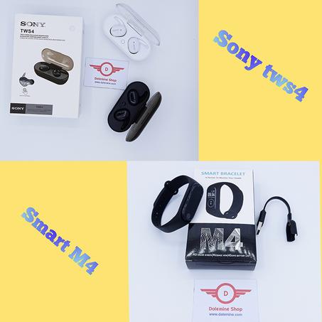 Sony Tws4 Bluetooth + Smart Bracelet M4