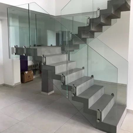 Garde corps tout verre - Prix/m