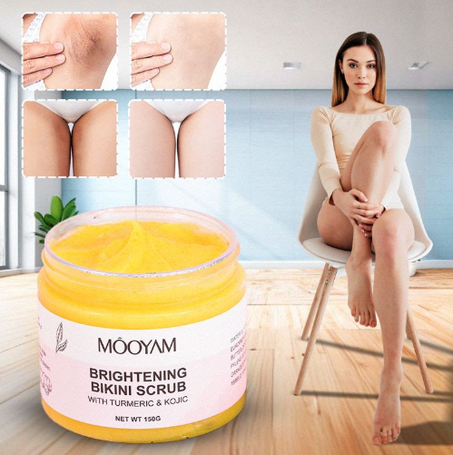 Mooyam مقشر تفتيح منطقة البكيني  بالكركم وحمض الكوجيك