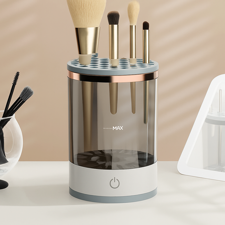 اطلب الآن منظف فرش المكياج الكهربائي المحمول – التوصيل مجاني + الدفع عند الاستلام