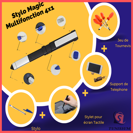 Stylo Multifonction 4x1