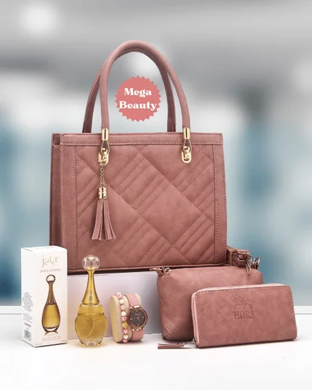 ✨ كومبو فاخر – صاك، بزطام، ساعة، براسلي وريحتو الفاخرة ✨