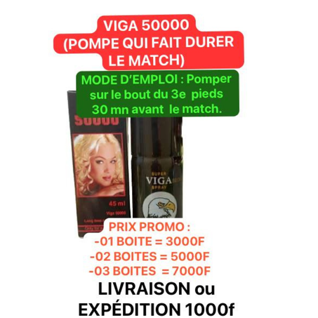 SPRAY VIGA 50000  ( BONNE ERECTION ET ENDURANCE)