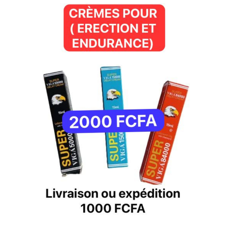 CREME POUR ERECTION ET ENDURANCE