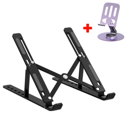Support pour Ordinateur Portable Réglable – Confort Quotidien, Organisation Optimale 🎁 Support de Téléphone Offert | 🚚 Livraison Gratuite