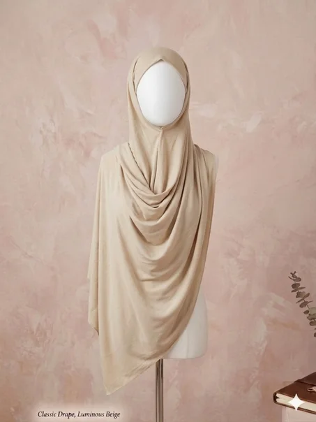 HIJAB JERSEY PREMIUM BEIGE