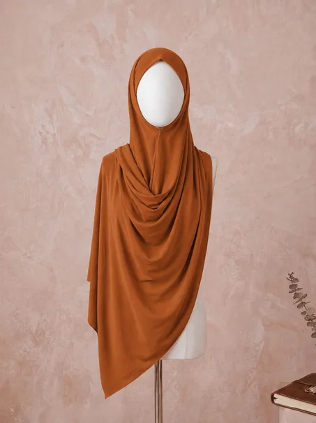 HIJAB JERSEY PREMIUM CARAMEL