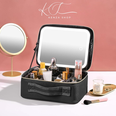 حقيبة المكياج بإضاءة LED
