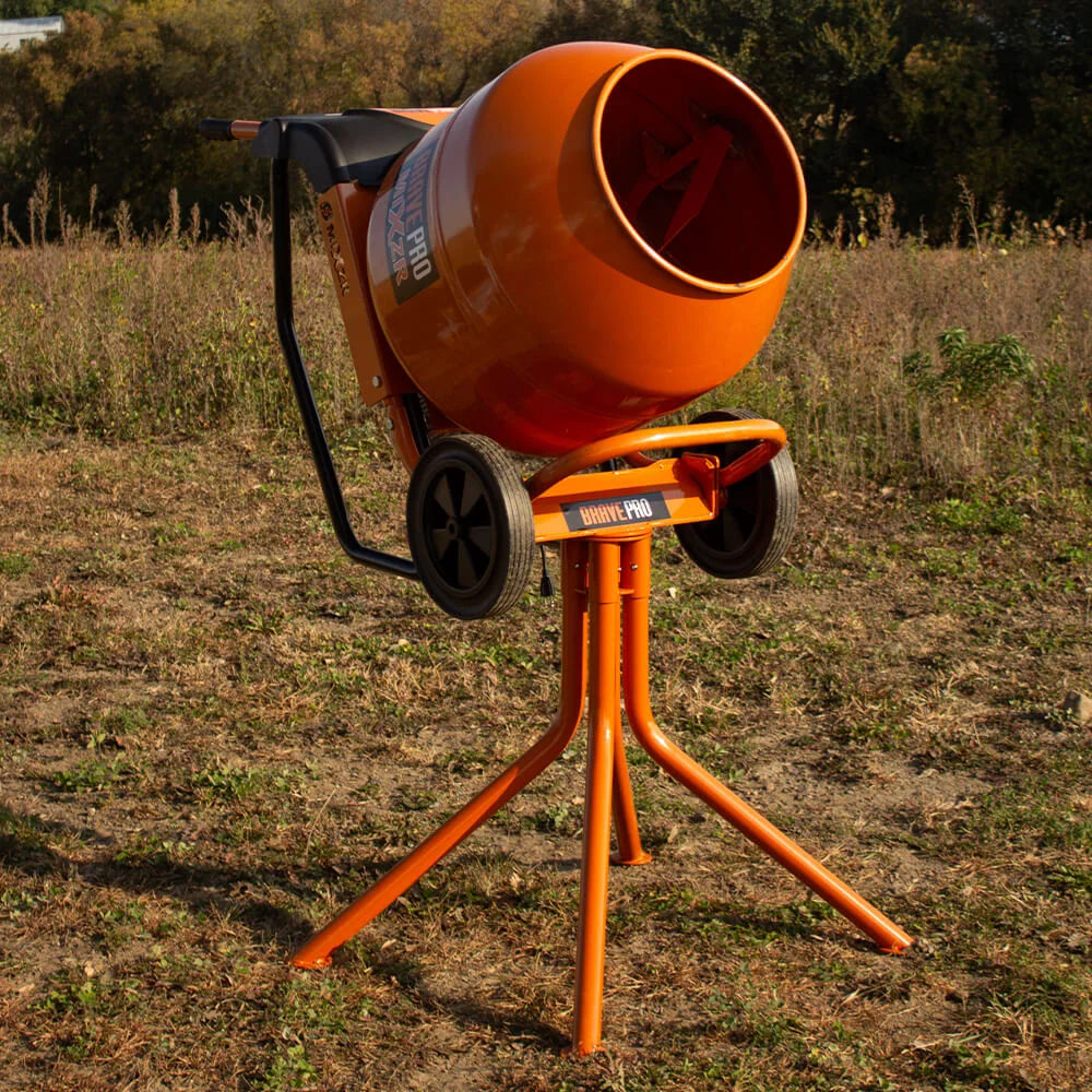 Brave GPE211005 MIXZR 5-Cu. Ft. Direct Drive Cement Mixer Includes Stand