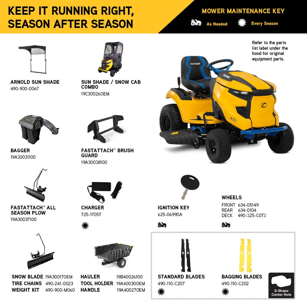 Cub Cadet LT 42E Electric Lawn Mower