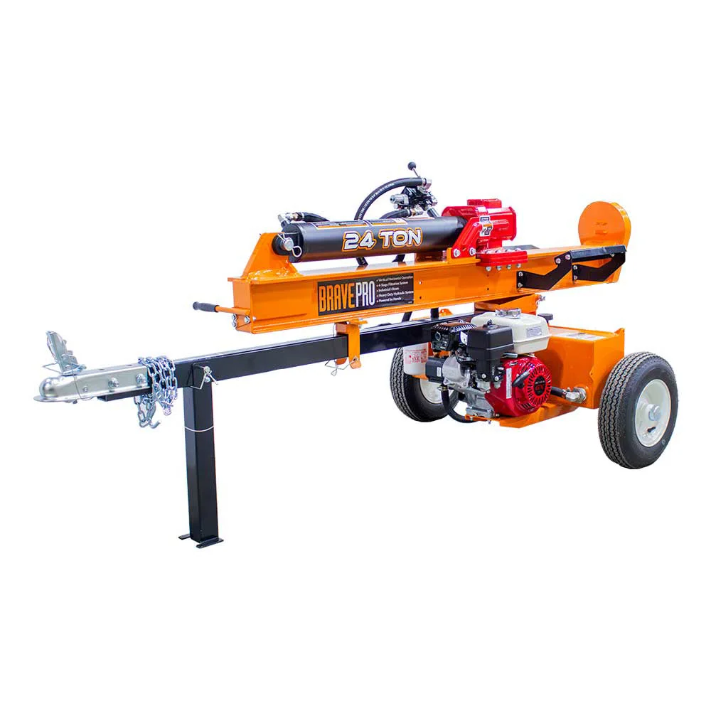 Brave VH1724GX 24-Ton Log Splitter w/ Honda GX160 Engine