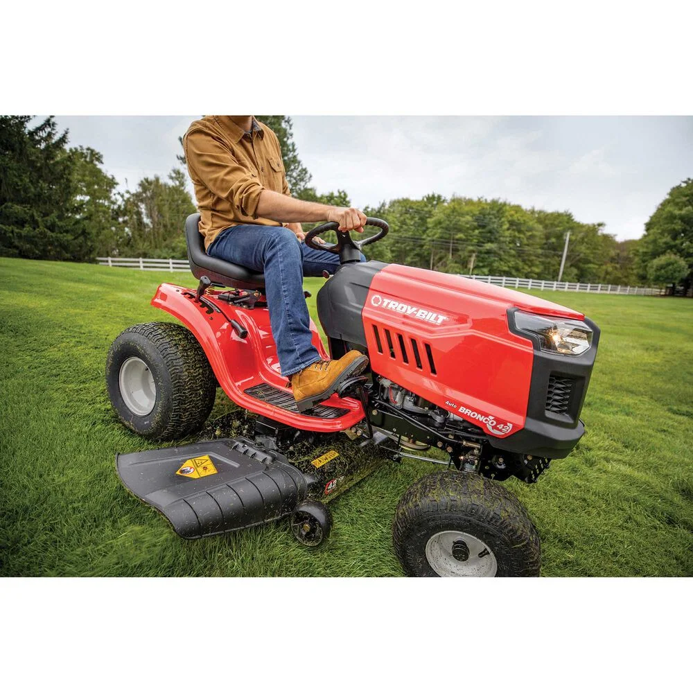 Troy Bilt Bronco 42 Riding Lawn Mower | 547cc Troy-Bilt engine | 42