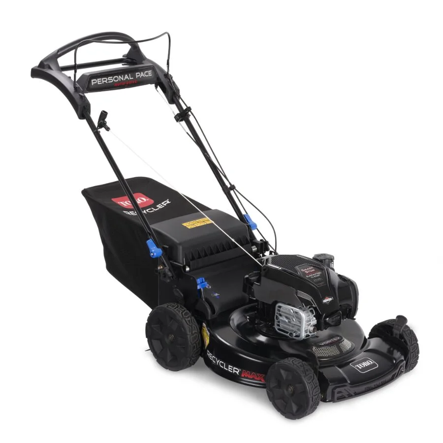 Toro Recycler Max Mower 163cc Briggs Engine Personal Pace with Smart Stow & Spin-Stop (22
