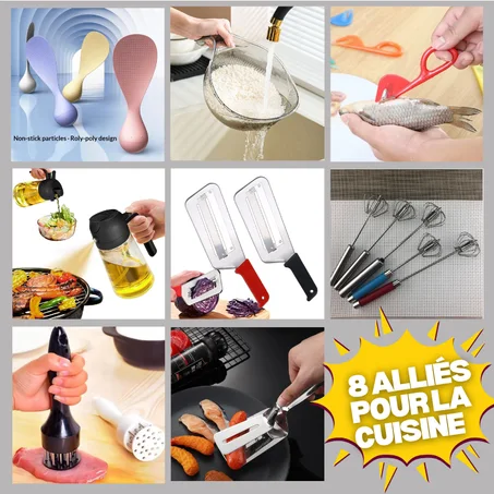 💎 Le Pack Cuisine  : Vos 8 Alliés pour une Vie Plus Simple
