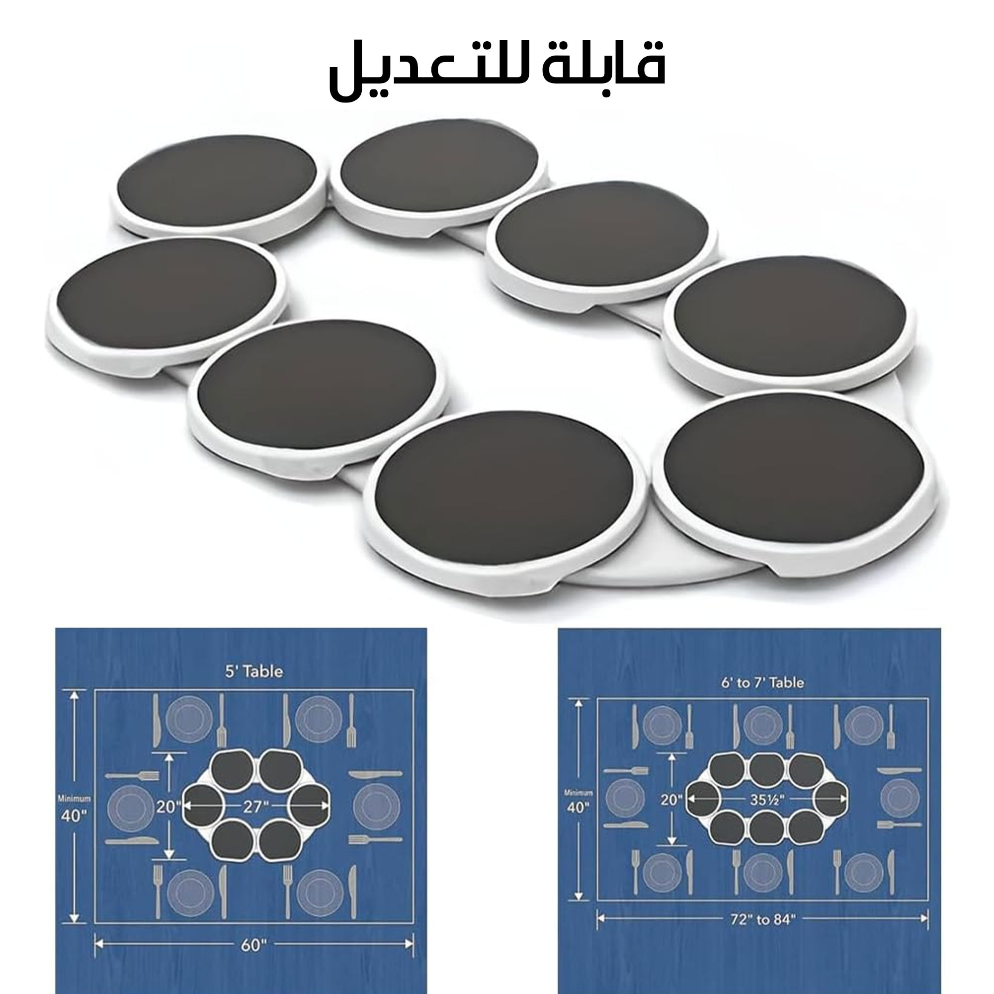 Portable Rotating Food Organizer Tray