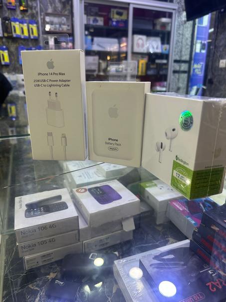 باك 3 فـ1 ديال آيفون ⚡ (Wireless Earbuds + شارجر +POwer bang ) بـثمن الهبال والتوصيل فابور