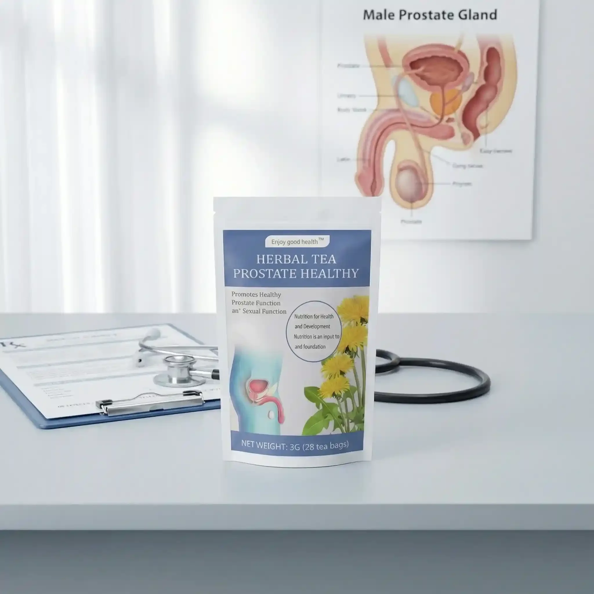 Thé Naturel Santé Prostate – Formule Végétale Active