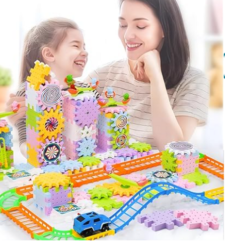 3D Electric Gear Building Blocks Set for Kids Education and Intelligence Development