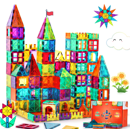 Magnetic Tiles Building Blocks, Magnet Toys for Kids